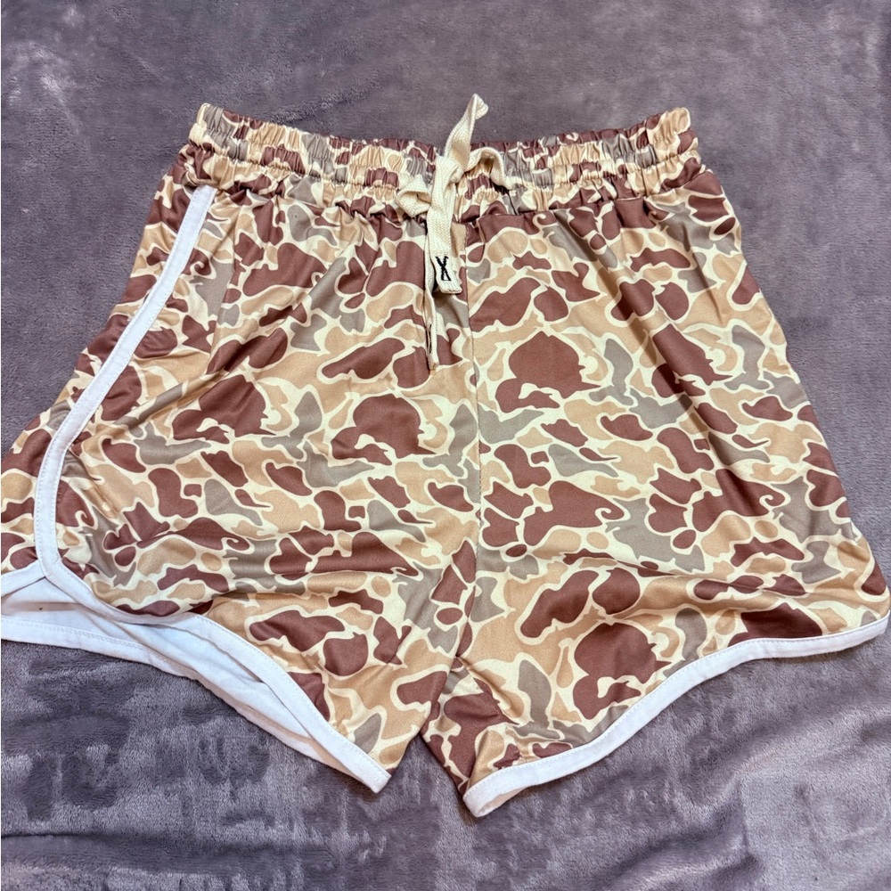 Camouflage Women's Shorts- stretchy